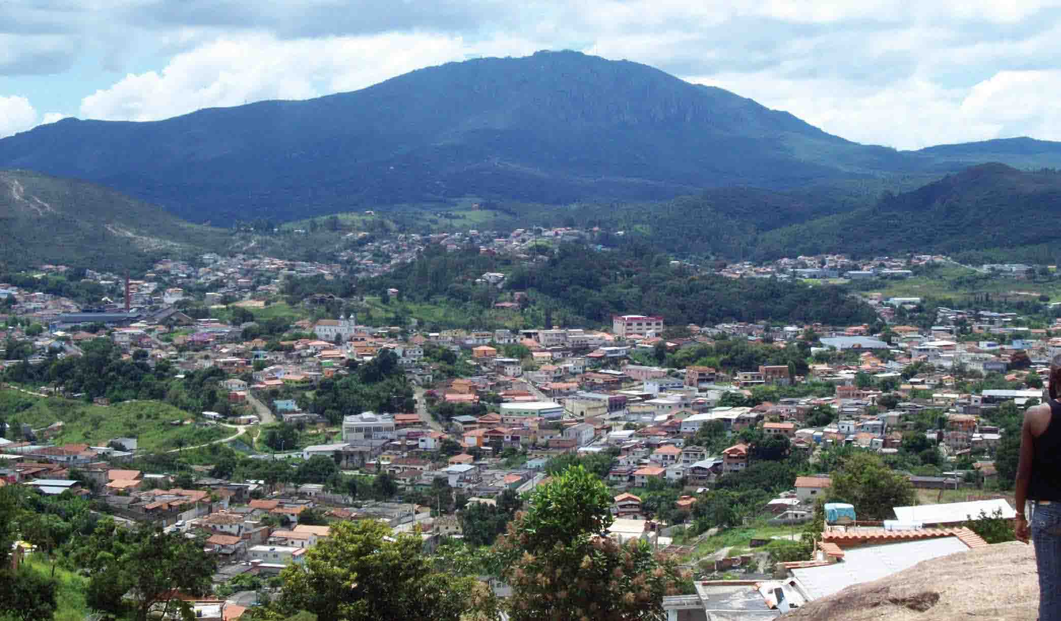 Vista da cidade de Caeté, na RMBH Fotos : Equipe de Comunicaçao /PMC