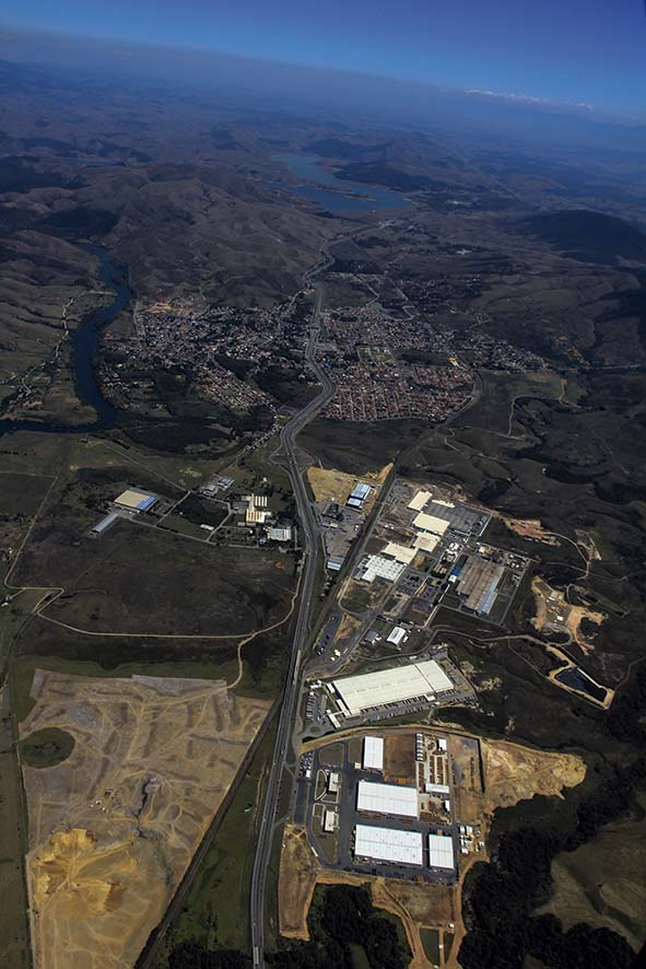 Parque industrial de Itatiaia FOTO: AECOM/PMI